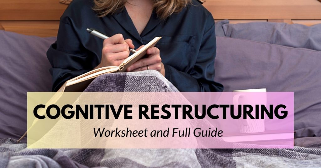 cognitive restructuring worksheet header